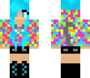 colourful girl