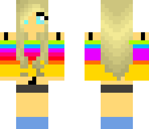 rainbow girl