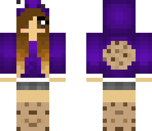purple cookie girl