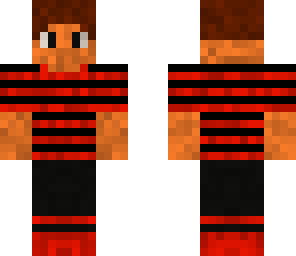 red and black