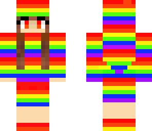 rainbow girl