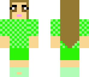 green checker girl