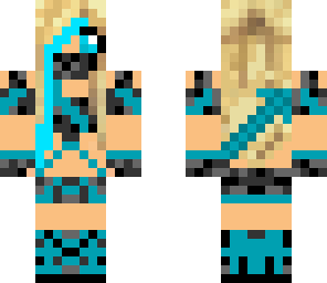 blue assasin girl