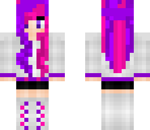 reedited purple and pink girl