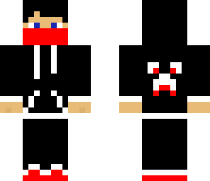 red n black bandit