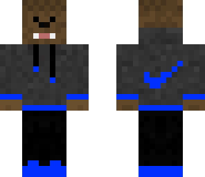 blue nike fluffy