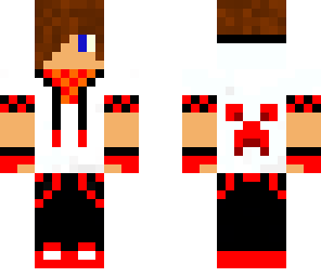 cool red creeper hoodie guy