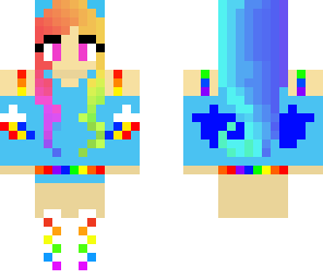 rainbow dash girl delux edit