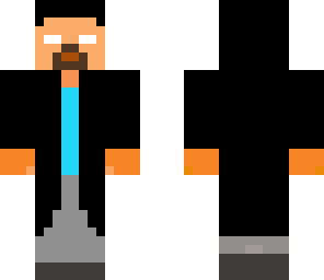 herobrine con traje largo