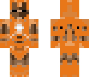 orange iron man