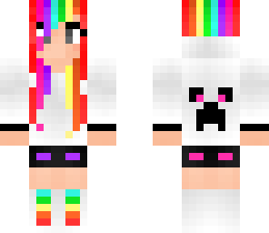 rainbow creeper girl