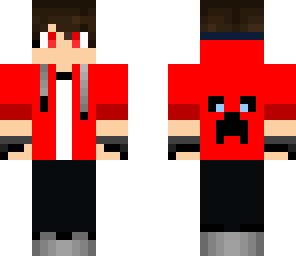 red hoodie