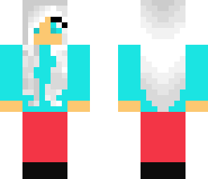 white hair girl