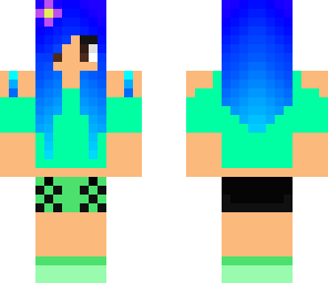 blue girl