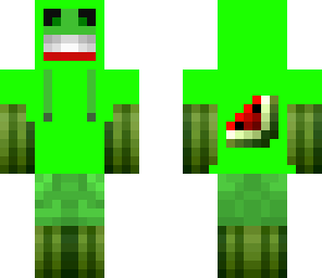 watermelon man with hoodie