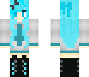 blue goth girl