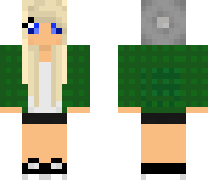 green hiphop girl