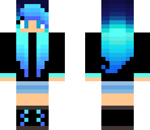 blue girl