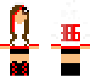 red hoodie girl