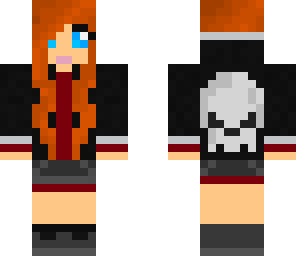 hooded red ginger girl