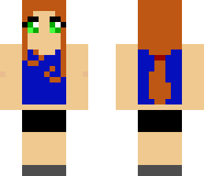 girl with a ponytail