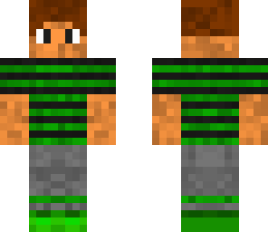 green and black