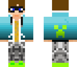 jack's boy skin with glasses