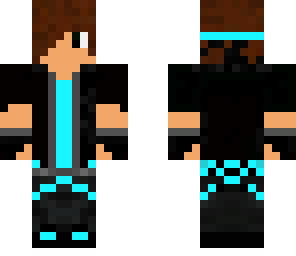 black blue man