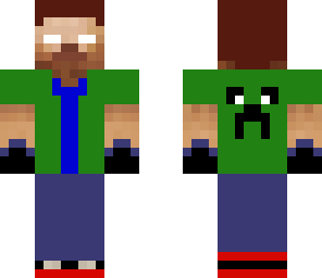green jacked herobrine