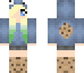 me as cookie monster girl