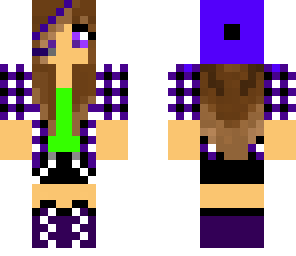 purple and green for the win