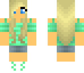 teal girl