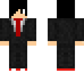 red tiesuit