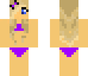 purple bikini