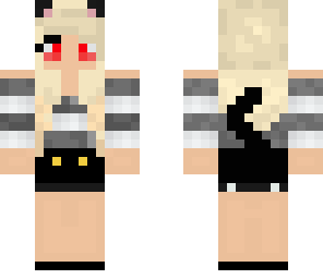 blonde cat girl