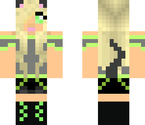 emo blondie green