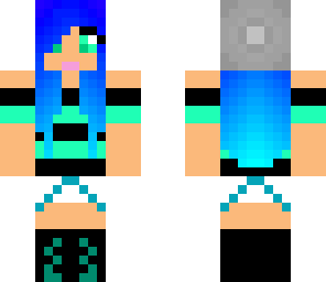 blue girl
