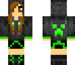 green hoodie