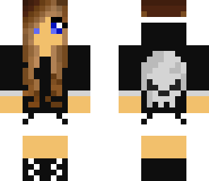 cute skull girl