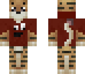 tiger in a sweatshirt