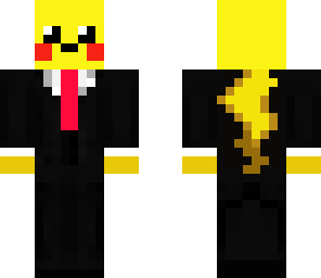 pikachu in a suit