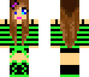 cute lime green girl 