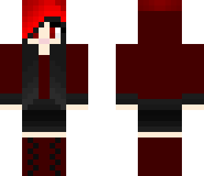slightly goth skin