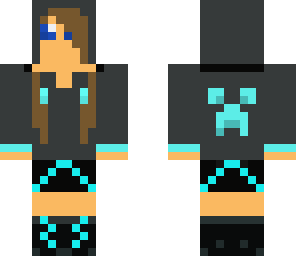creeper girl hoodie 2