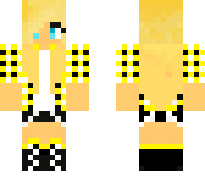 yellow plaid chick