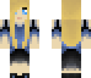 blue and gray girl