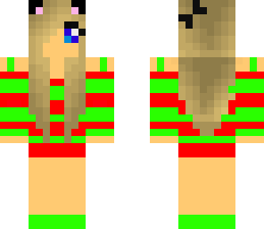christmas cat girl
