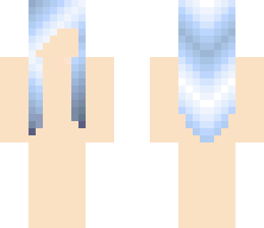silver hair skin