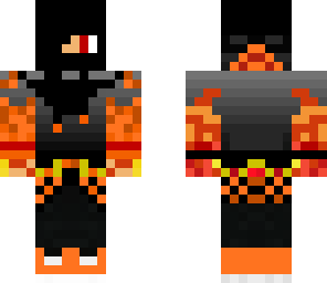 fire boy with a mask