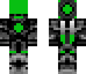 green spacesuit